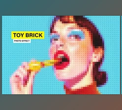 Download Toy Brick Photo Effect - 282724456
