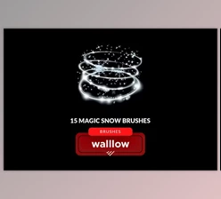 Download Magic snow effect photoshop brushes - 281197534 - WBEKPX3