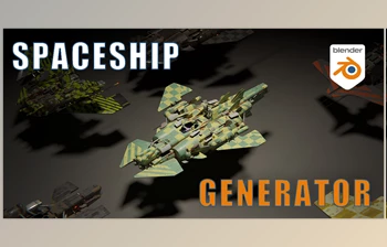 Procedural <span class='badge badge-warning'>Spaceship</span> Generator