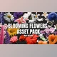 Download blendermarket – Blooming Flowers – Geo Nodes Curve Asset Pack