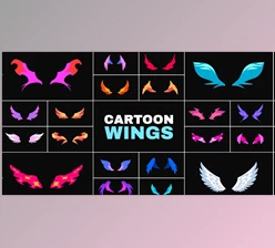 Download Cartoon Wings for DaVinci Resolve