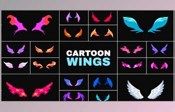 Download Cartoon <span class='badge badge-warning'>Wings</span> for DaVinci Resolve
