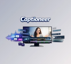 Aescripts - Download Captioneer v1.8.0 for After Effects & Premiere Pro (Win, Mac)