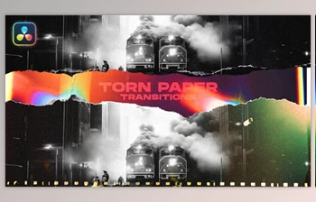 Download Torn Paper Transitions VOL. <span class='badge badge-warning'>2</span> | DaVinci Resolve (Videohive 48571087)