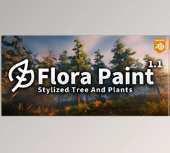 Download Blender Market - Stylized Trees And Plants Tree Library Flora Paint