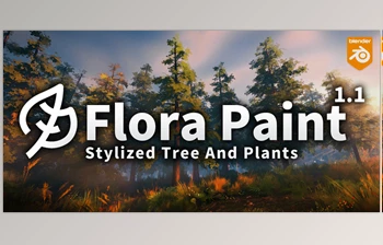 Download Blender Market - Stylized Trees And Plants Tree <span class='badge badge-warning'>Library</span> Flora Paint
