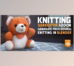 Download Blender Market - Knitting Generator v4.0 for Blender