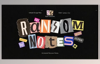 Download Ransom Note <span class='badge badge-warning'>Animated</span> Letters Set (<span class='badge badge-warning'>Videohive</span> 54476988) - AE <span class='badge badge-warning'>Project</span> 