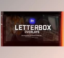 Download Film LetterBox Overlays Pack For Premiere Pro: Old Film, Grunge, Gritty, Cinematic, Timeless Borders (Videohive 54306060) - PR Project