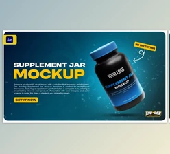 Download Supplement Jar Video Mockup (Videohive 54401432) - AE Project