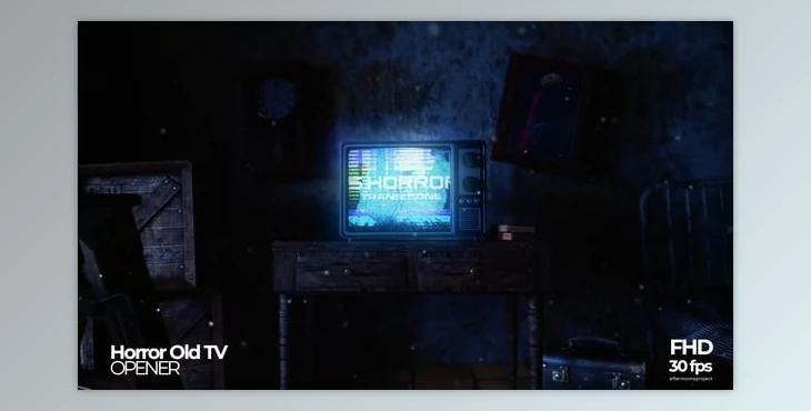 Download Horror Old TV Opener (Videohive 54449235) - AE Project