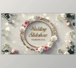 Download Luxurious 3D Rose Frame Wedding Invitation Slideshow (Videohive 54436448) - AE Project