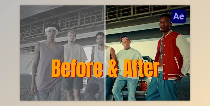Download Before & After Transitions Pack (Videohive 54501250) - AE Project