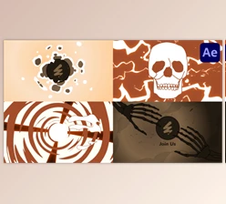Download Scull And Bones Logo for After Effects (Videohive 54522723) - AE Project 