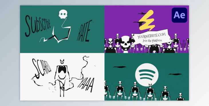 Download Halloween Logo Event Promo for After Effects (Videohive 54499763) - AE Project