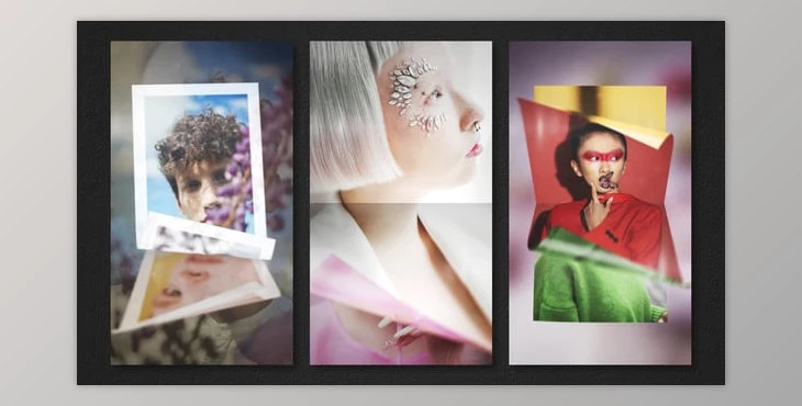Download Fold Pages Slideshow Vertical Transitions (Videohive 54307455) - AE Project