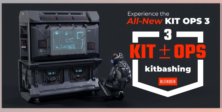 Download Blender Market - Kit Ops 3 Pro: Premiere Kitbashing Addon v3.0.22