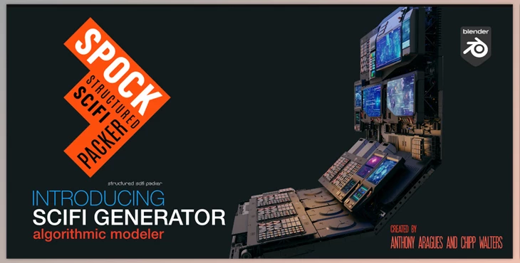 Download Blender Market - Spock: Structured Scifi Packer v1.1.1