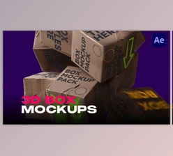Download Dynamic 3D Box Mockups (Videohive 54584788) - AE Project