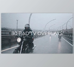 Download 30 Bad TV Overlays (Videohive 54495474) - AE Project