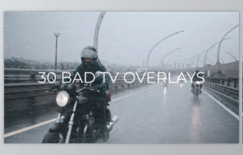 Download 30 Bad TV Overlays (<span class='badge badge-warning'>Videohive</span> 54495474) - AE Project