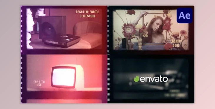 Download Negative Frame Slideshow for After Effects (VideoHive 52544932) - AE Project