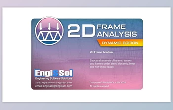 Download 2D Frame Analysis Dynamic <span class='badge badge-warning'>Edition</span> v7.3.2 (Win)