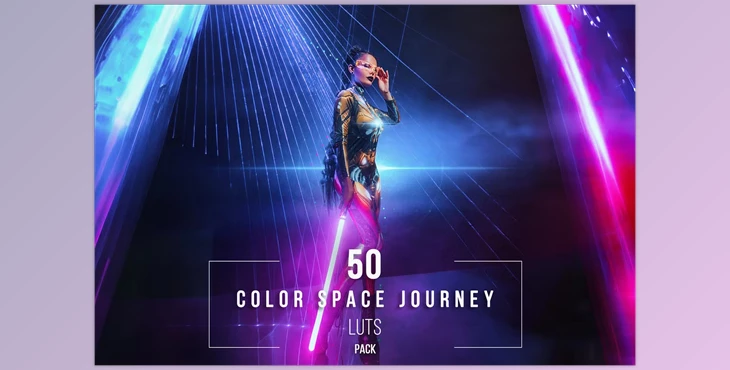 Download 50 Color Space Journey LUTs Pack CreativeMarket - 281823334