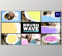 Download Brush Wave Transitions for Premiere Pro (VideoHive 54134414) - PR Project