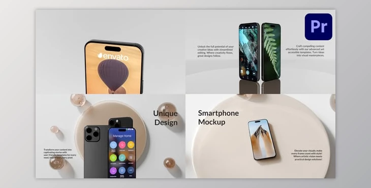Download Smartphone Mockup Presentation for Premiere Pro (Videohive 54234062) - PR Project