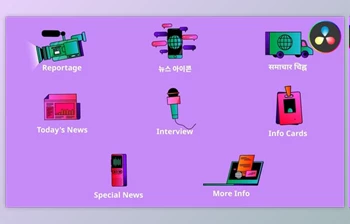Download News Icons And <span class='badge badge-warning'>Titles</span> for DaVinci Resolve (VH 54217469)
