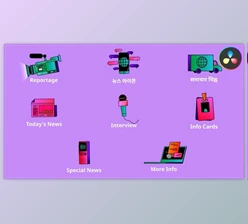 Download News Icons And Titles for DaVinci Resolve (VH 54217469)