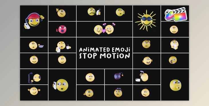Download Animated Emoji Stop Motion FCPX (VH 54217183)