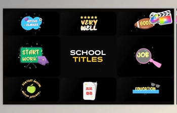 Download School <span class='badge badge-warning'>Titles</span> for <span class='badge badge-warning'>FCPX</span> (<span class='badge badge-warning'>Videohive</span> 54217035)