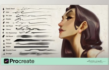 Download Esben Lash <span class='badge badge-warning'>Procreate</span> Brushpack