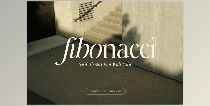 Download Fibonacci | Serif With Italic Font Creative Market - 286703919