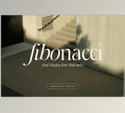 Download Fibonacci | Serif With Italic Font Creative Market - 286703919