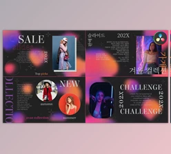 Download Neon Gradient Sale Slides for DaVinci Resolve (Videohive 54149150)