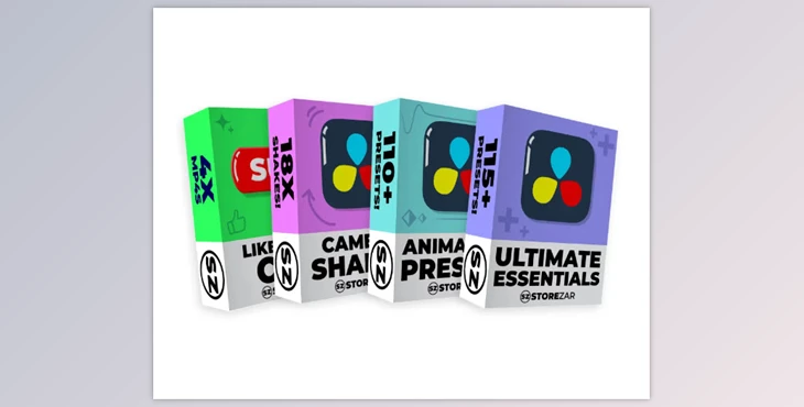 Download Storezar - The Ultimate Bundle for DaVinci Resolve