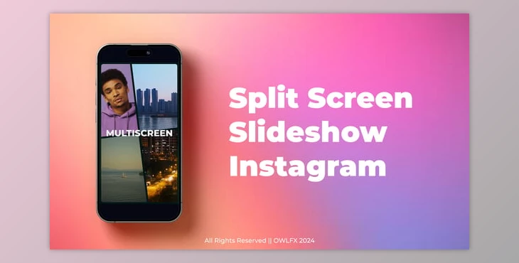 Download Split Screen Instagram Slideshow (VideoHive 54668891) - AE Project