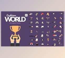 Download Explainer World | Animated Hands for Premiere Pro (Videohive 54792465) - PR Project