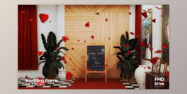 Download Wedding Invitation Frame Slide Show (Videohive 54880824) - AE Project