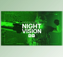 Download Premium Overlays Night Vision (Videohive 54288957) - PR Project