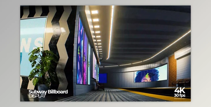 Download Subway Billboard Mockup (Videohive 54967337) - AE Project