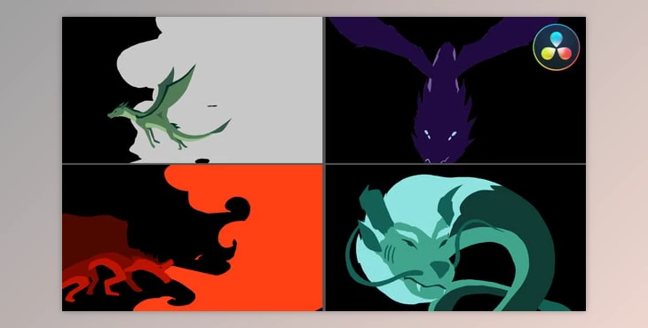 Download Dragon Transitions Pack | DaVinci Resolve (Videohive 54686059)