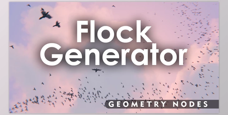 Download Blender Market - Flock Generator v1.0