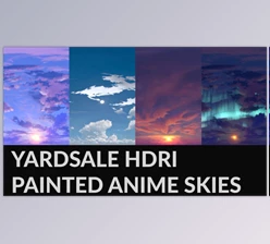 Download YARDSALE HDRI Painted Anime Skies 01