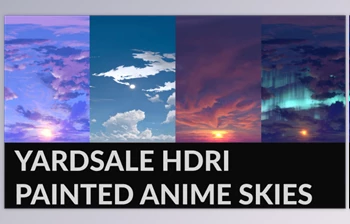 Download <span class='badge badge-warning'>YARDSALE</span> HDRI Painted Anime Skies 01
