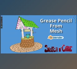 Download Blender Market - Grease Pencil From Mesh v2.60 Pro