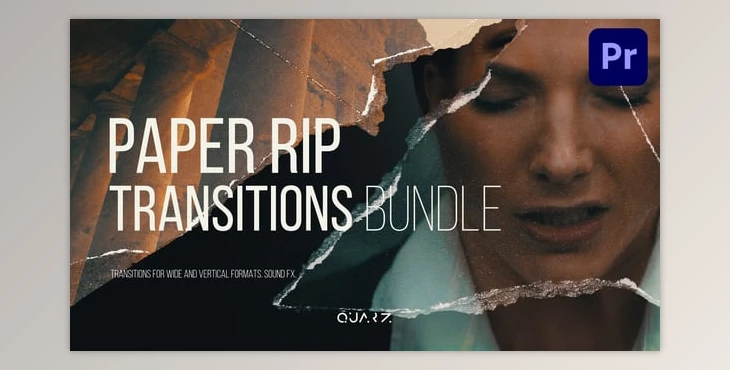Download Paper Rip Transitions for Premiere Pro (Videohive 54981365) - PR Project